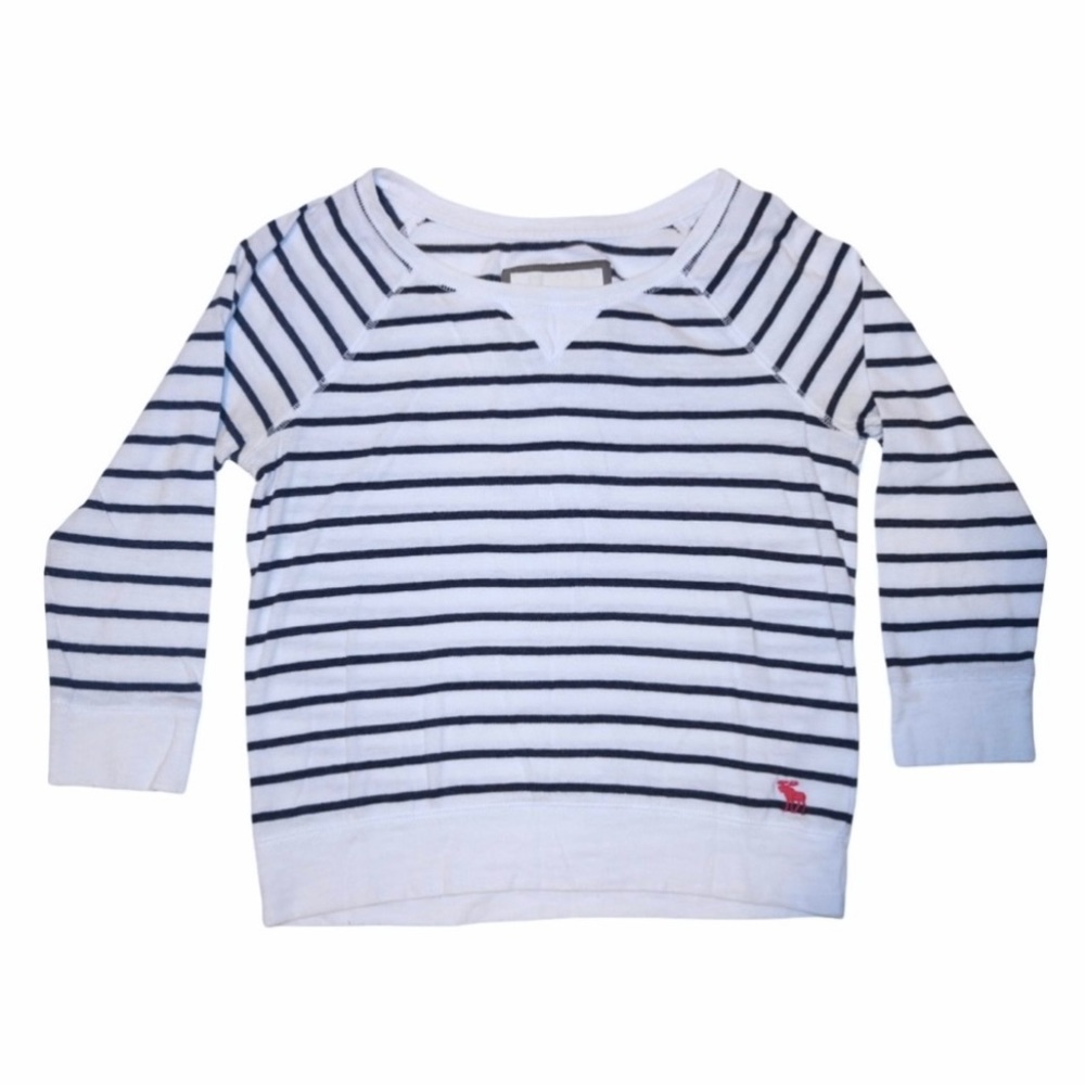 Abercrombie & Fitch striped 3/4 sleeve top (Size S)
